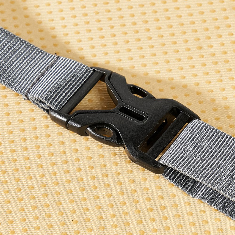 Travel Booster Seat with Adjustable Height and Foldable Design, Removable Washable Cushion