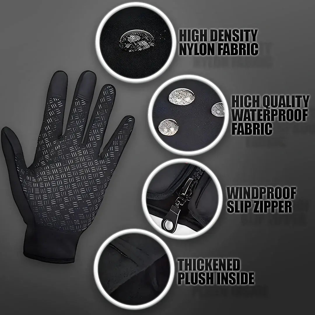 Waterproof Winter Gloves with Touchscreen Tips and Textured Grip, Breathable Insulation Avento Goods