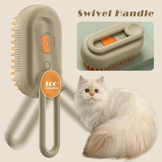 3-in-1 Pet Steam Grooming Brush Avento-store.com