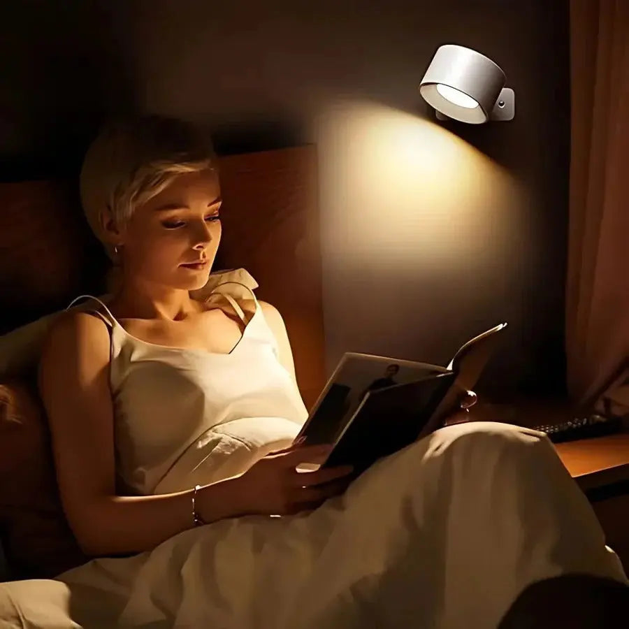 Rechargeable Wall Light Magnetic 360° Ball Joint and Touch Control, USB Type C Avento Goods