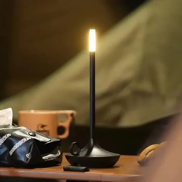 Rechargeable Touch Table Lamp with Smooth Dimming and Warm White LED, USB Charging Avento Goods