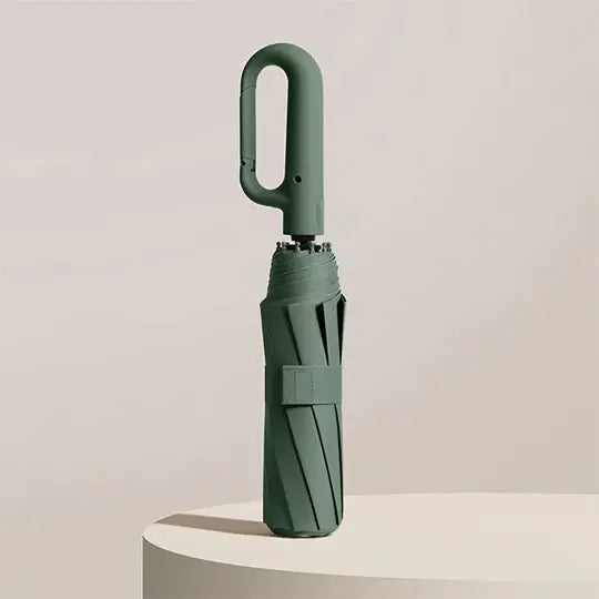 Compact Travel Umbrella with Reinforced Wind-Resistant Frame and One-Touch Open Avento Goods