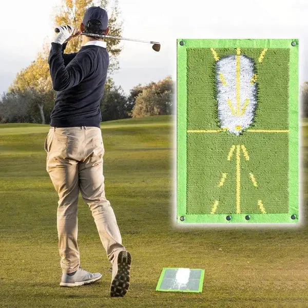 Golf Practice Mat with Instant Divot Feedback and Portable Indoor Outdoor Use Avento Goods