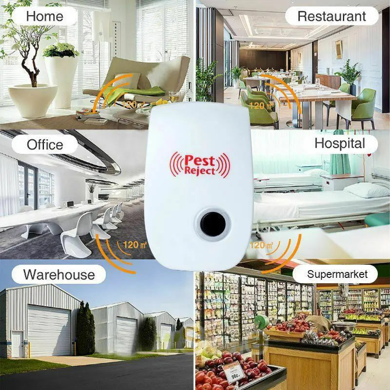 Squirrel Repeller with Ultrasonic Pulses and Weather-Resistant Design, Covers 800 Sq Ft Avento Goods
