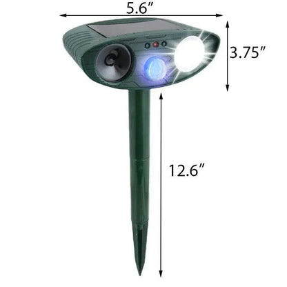 Solar Deer Repeller with Motion Sensor and Adjustable Ultrasonic, Weatherproof, 4-Pack Avento Goods
