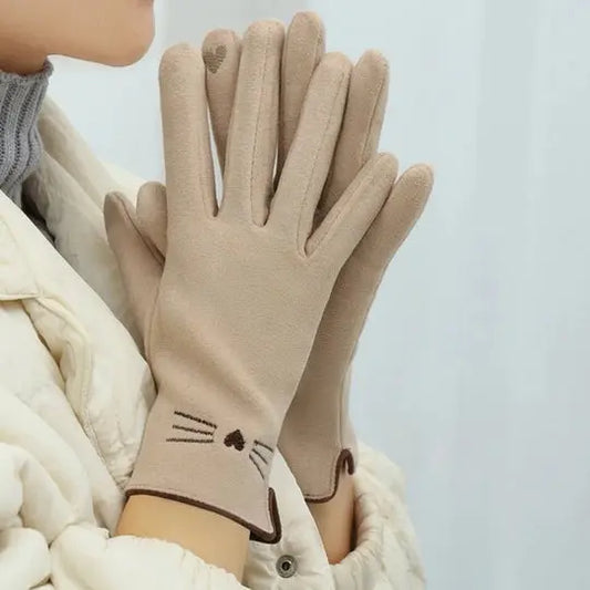 Cat Touchscreen Winter Gloves for Women Avento-store.com