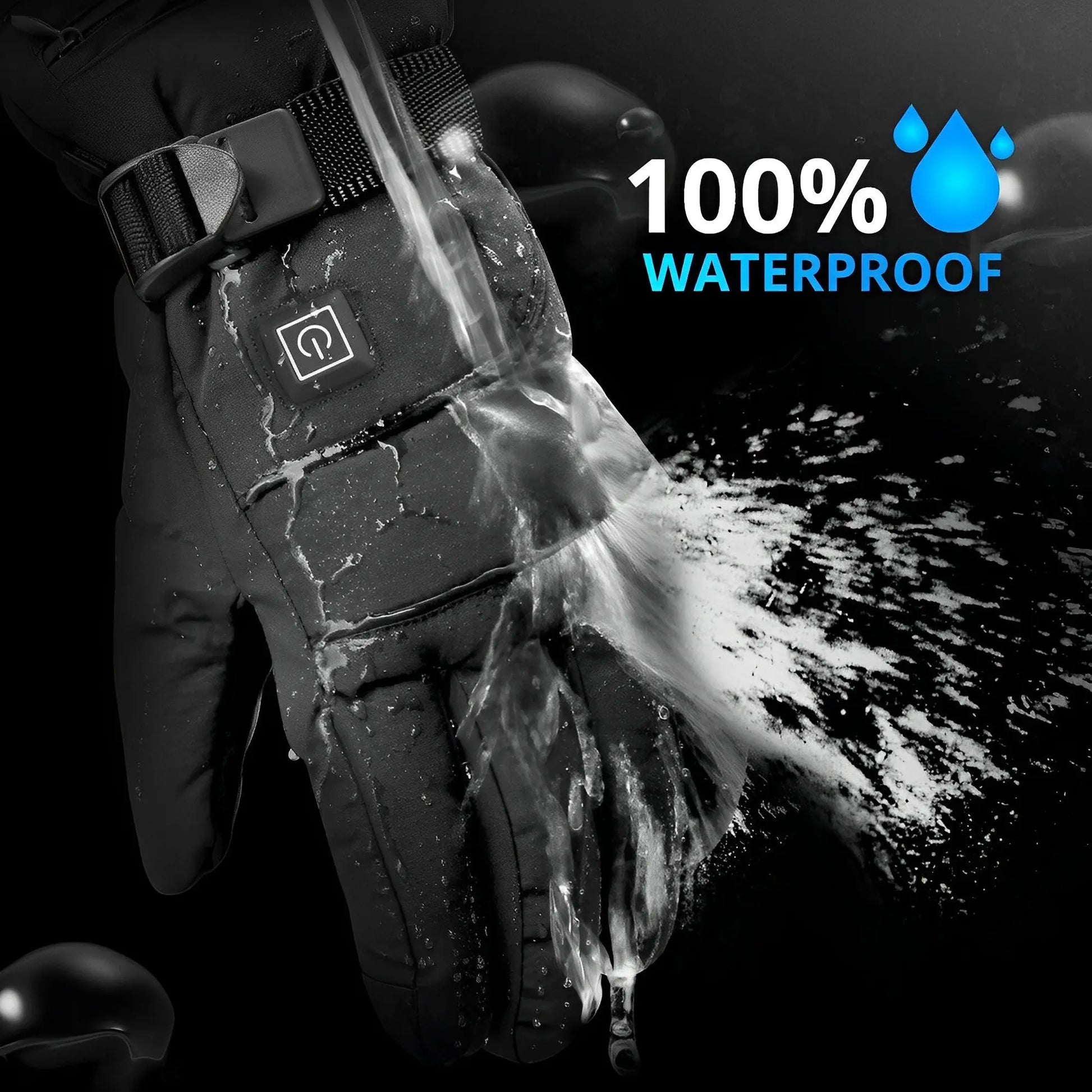 Rechargeable Heated Gloves with Three Heat Levels and Water Resistant, 8-Hour Battery Avento Goods