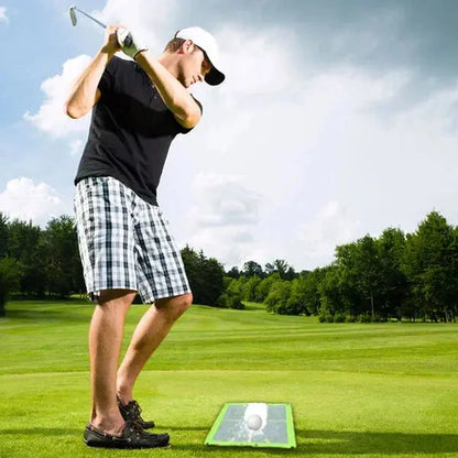 Golf Practice Mat with Instant Divot Feedback and Portable Indoor Outdoor Use Avento Goods