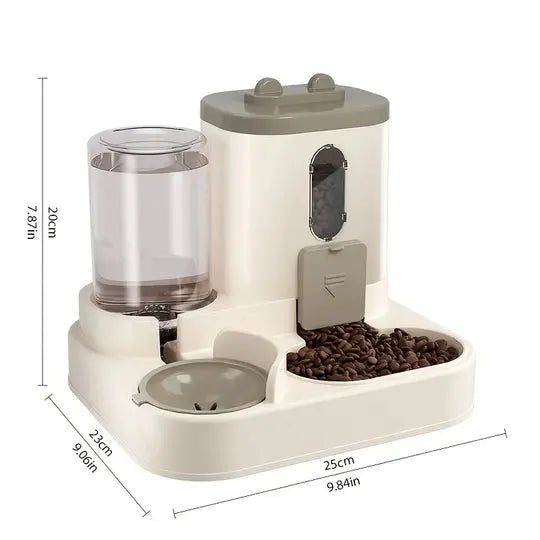 2 in 1 Dog and Cat Feeder with Water Dispenser Avento-store.com