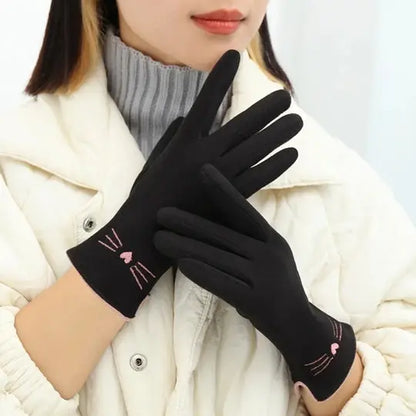 Cat Touchscreen Winter Gloves for Women Avento-store.com