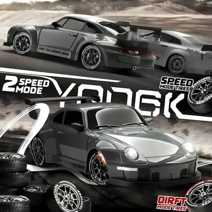 RC Drift Car with 4WD and LED Lights, Rechargeable USB Battery Avento Goods