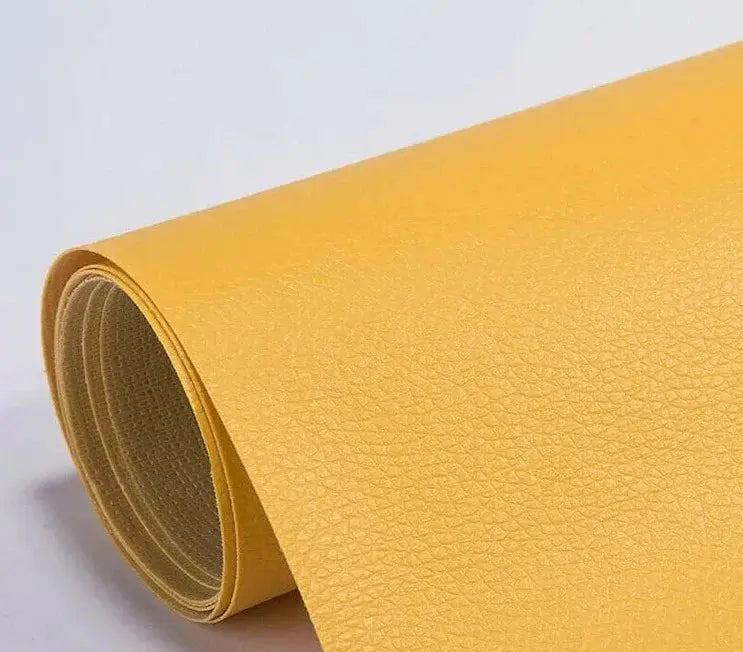 Leather Repair Patch Sheet with Strong Low-Residue Adhesive and Cuttable 19.7 x 54.3 in Avento Goods