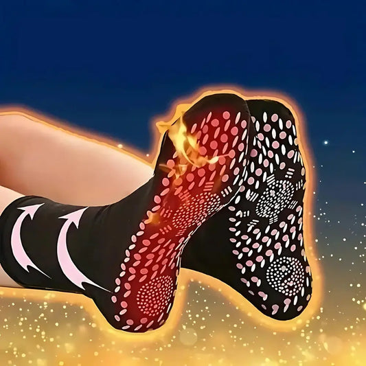 Heated Socks with Rechargeable Battery Pack and Breathable Knit, USB-C Charging Avento Goods
