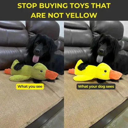 Plush Duck Dog Toy with Deep Quack and Reinforced Stitching, Machine Washable Avento Goods