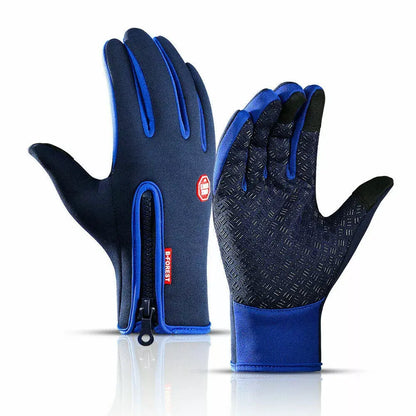 Touchscreen Winter Gloves with Water-Resistant Shell and Silicone Grip, Adjustable Cuff Avento Goods