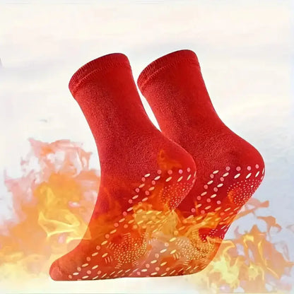 Heated Socks with Rechargeable Battery Pack and Breathable Knit, USB-C Charging Avento Goods