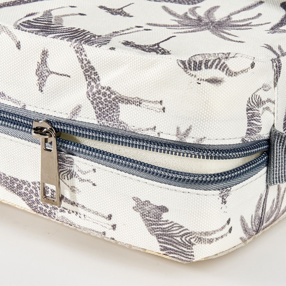 Travel Booster Seat with Adjustable Height and Foldable Design, Removable Washable Cushion