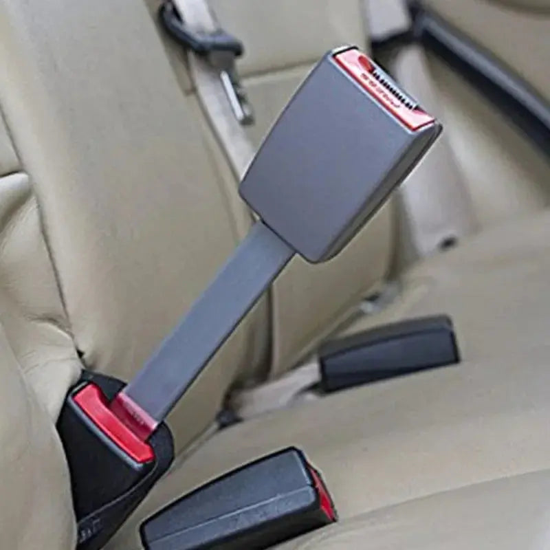 Seat Belt Extender with Rigid Upright Stem and 11-Inch Extension, Fits Standard Buckles Avento Goods