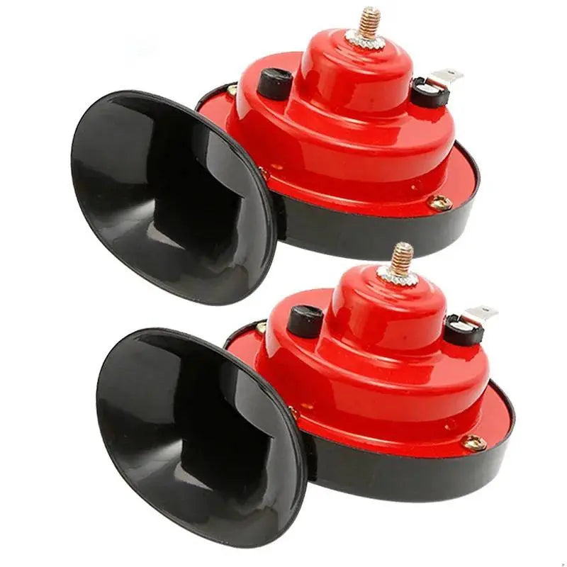Dual-Tone Car Horn with Universal Bracket and Waterproof One-Piece Housing Avento Goods