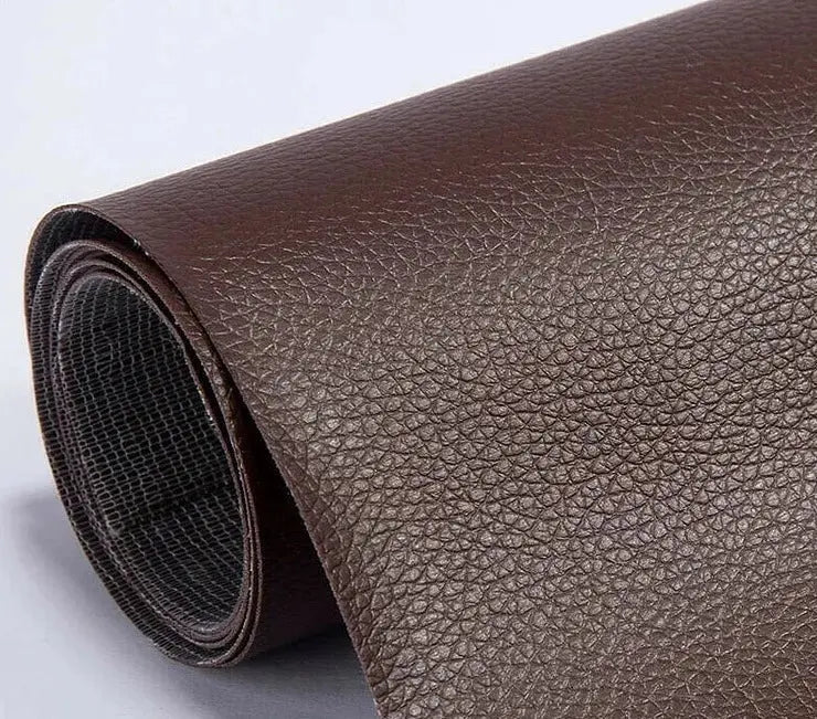 Leather Repair Patch Sheet with Strong Low-Residue Adhesive and Cuttable 19.7 x 54.3 in Avento Goods