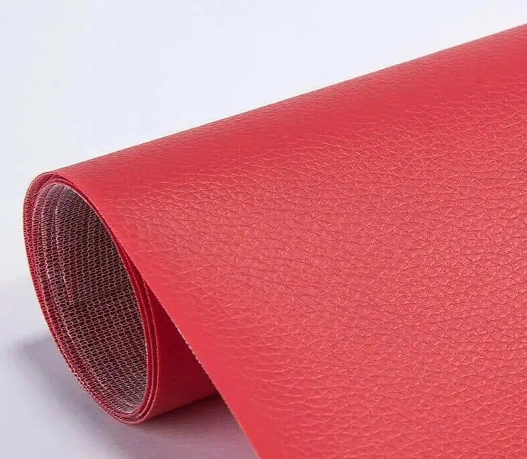 Leather Repair Patch Sheet with Strong Low-Residue Adhesive and Cuttable 19.7 x 54.3 in Avento Goods