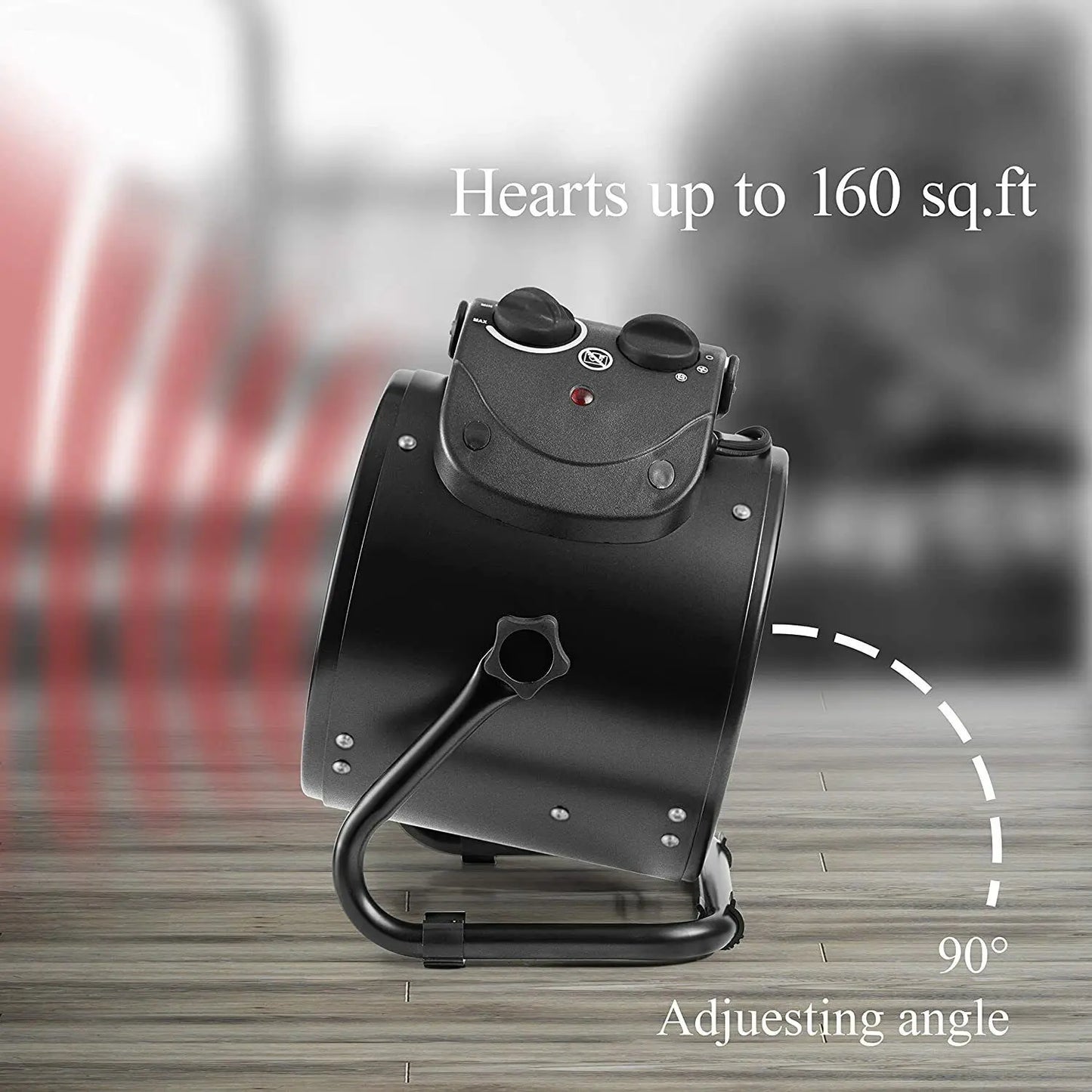 Greenhouse Heater with Forced Air Fan and Adjustable Thermostat, Splash-Resistant 1500W Avento Goods