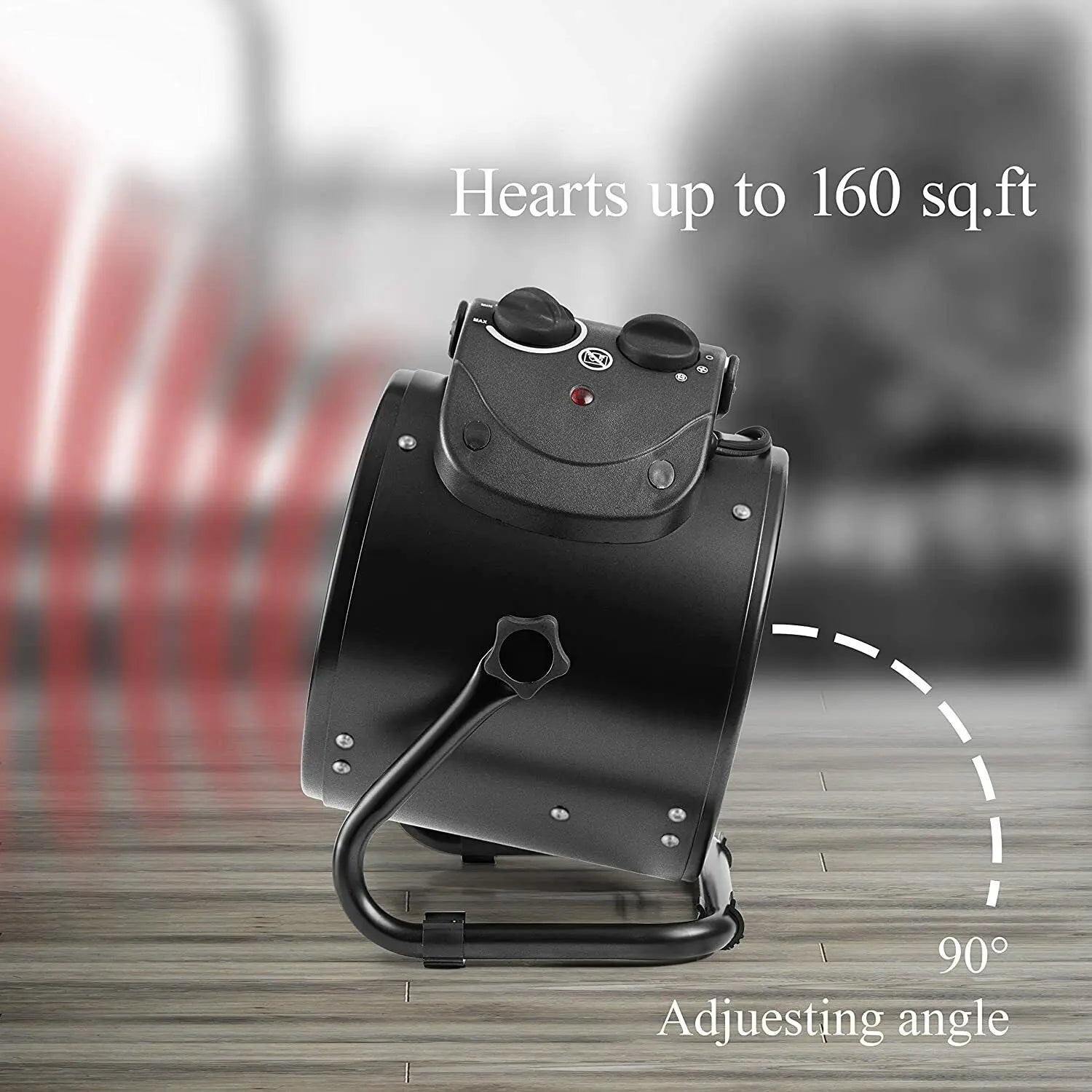 Greenhouse Heater with Forced Air Fan and Adjustable Thermostat, Splash-Resistant 1500W Avento Goods