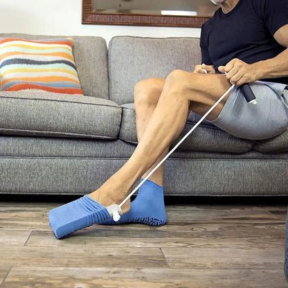 Sock Aid with Ergonomic Handle and Soft Gripping Frame, Portable No-Bend Design Avento Goods