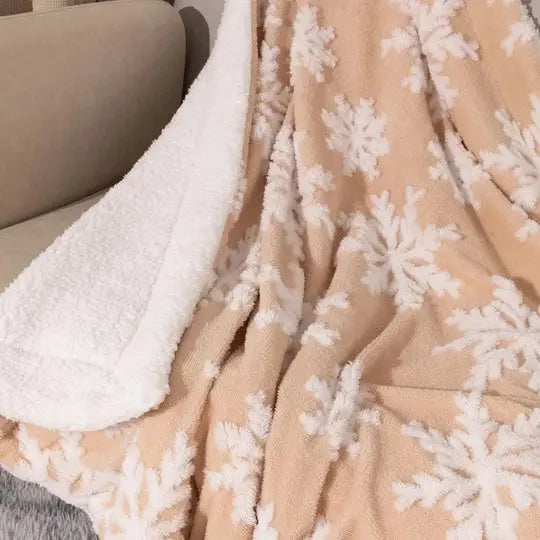 Christmas Wool Blanket Throw for Sofa and Bed Avento-store.com