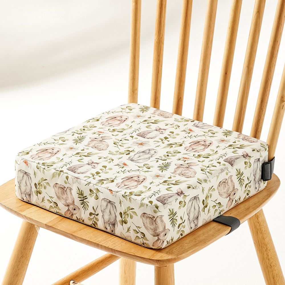 Travel Booster Seat with Adjustable Height and Foldable Design, Removable Washable Cushion