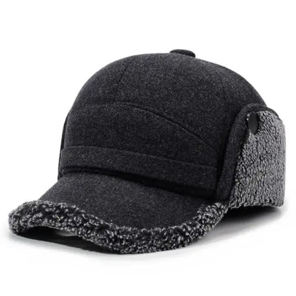 Baseball Cap with Fleece Earflaps for Winter Avento-store.com