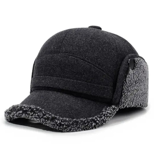 Baseball Cap with Fleece Earflaps for Winter Avento-store.com