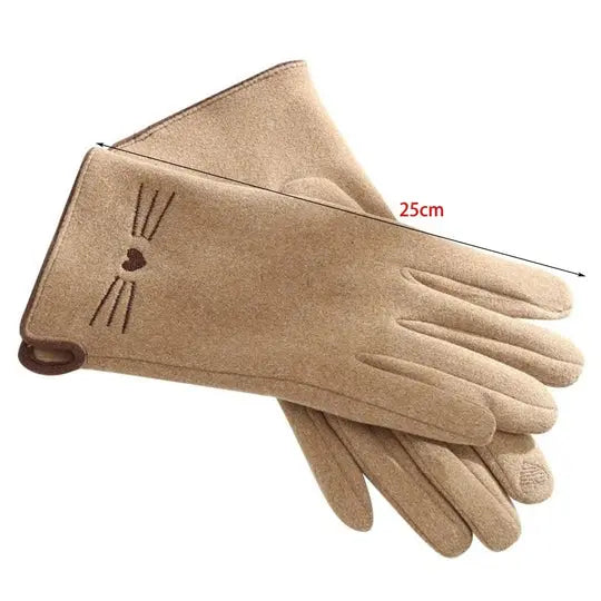 Cat Touchscreen Winter Gloves for Women Avento-store.com
