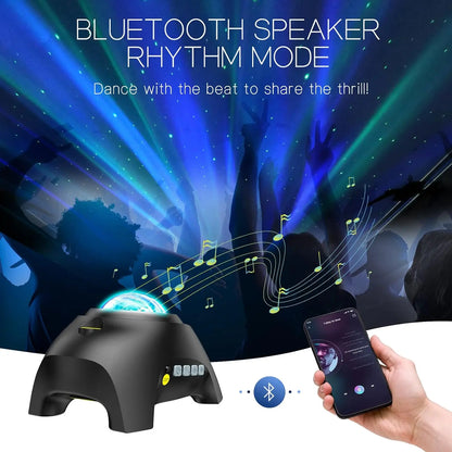 Northern Lights Projector with Dual Lenses and Bluetooth Speaker, Remote Included Avento Goods