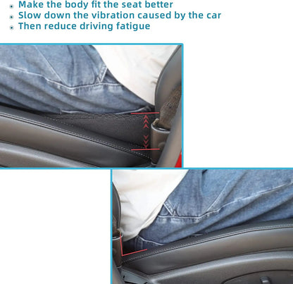 Car Seat Booster Cushion with Memory Foam and Removable Breathable Cover, Non-Slip Base Avento Goods
