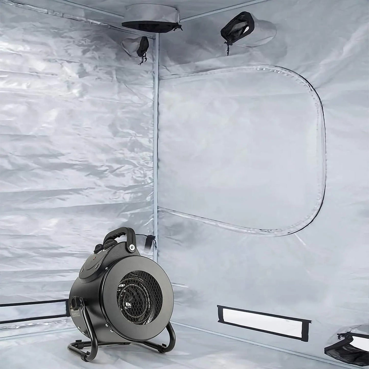 Greenhouse Heater with Forced Air Fan and Adjustable Thermostat, Splash-Resistant 1500W Avento Goods