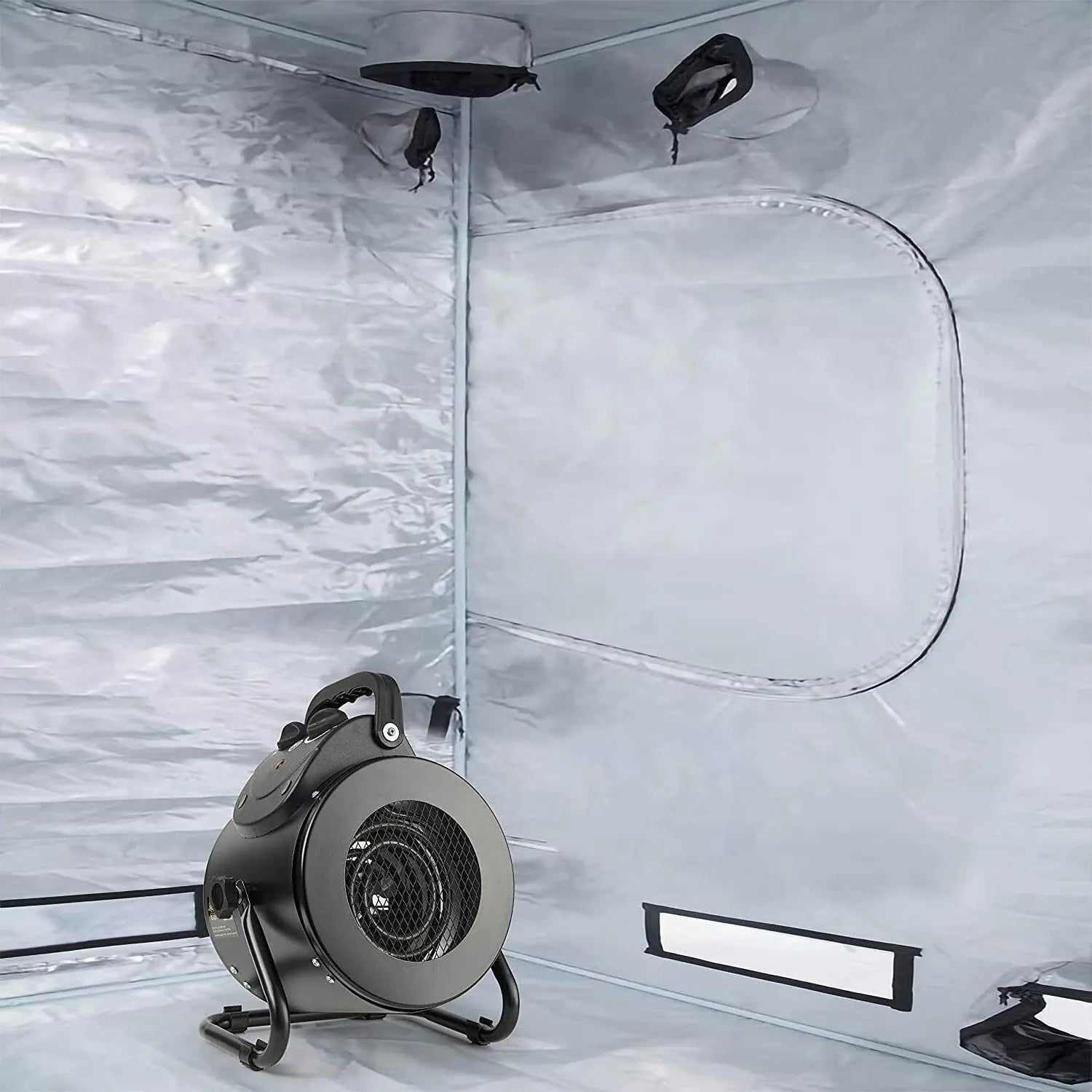 Greenhouse Heater with Forced Air Fan and Adjustable Thermostat, Splash-Resistant 1500W Avento Goods
