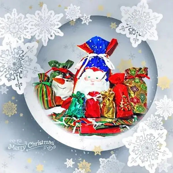 Drawstring Gift Bags with Matching Tags and Laminated Finish, Set of 15 Avento Goods