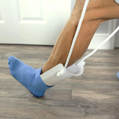 Sock Aid with Ergonomic Handle and Soft Gripping Frame, Portable No-Bend Design Avento Goods