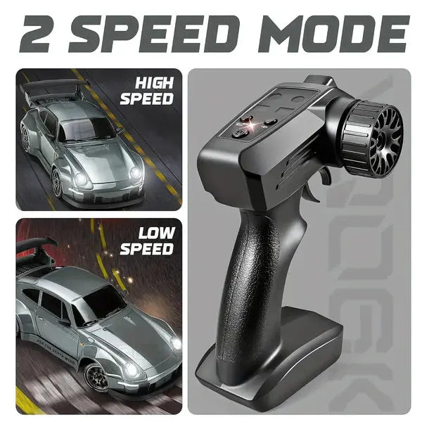 RC Drift Car with 4WD and LED Lights, Rechargeable USB Battery Avento Goods