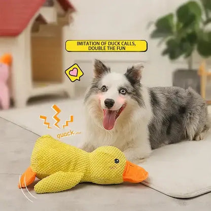 Plush Duck Dog Toy with Deep Quack and Reinforced Stitching, Machine Washable Avento Goods