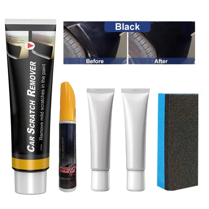 Car Scratch Repair Kit with Applicator and Microfiber Cloth, High-Gloss Finish Avento Goods