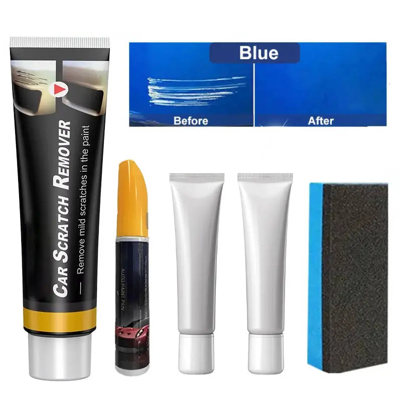 Car Scratch Repair Kit with Applicator and Microfiber Cloth, High-Gloss Finish Avento Goods
