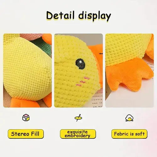 Plush Duck Dog Toy with Deep Quack and Reinforced Stitching, Machine Washable Avento Goods