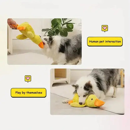 Plush Duck Dog Toy with Deep Quack and Reinforced Stitching, Machine Washable Avento Goods