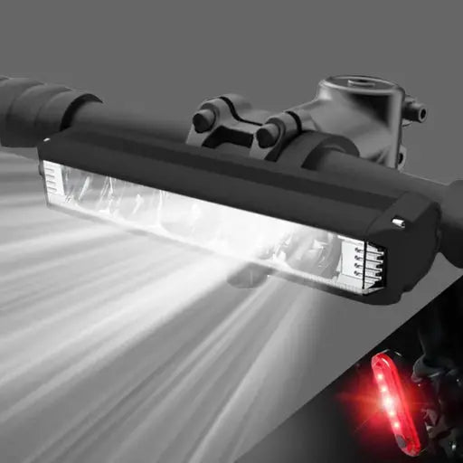 LED Bike Light with USB-C Rechargeable Battery and Quick-Attach Mount, IPX6 Avento Goods