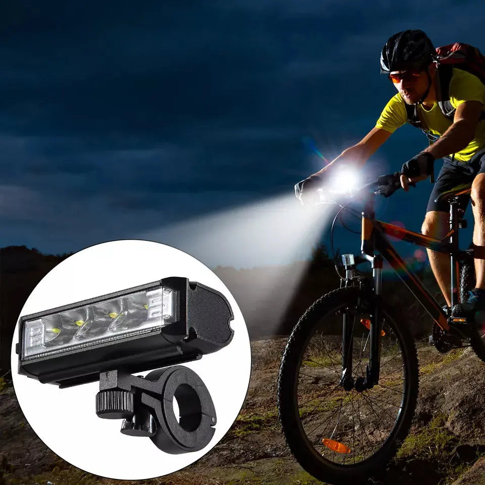 LED Bike Light with USB-C Rechargeable Battery and Quick-Attach Mount, IPX6 Avento Goods