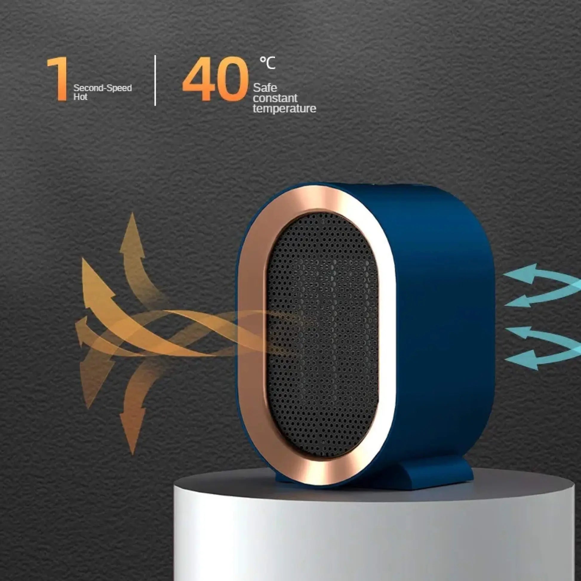 Portable Ceramic Space Heater with Programmable Timer and Safety Shutoff, Quiet 1500W Avento Goods