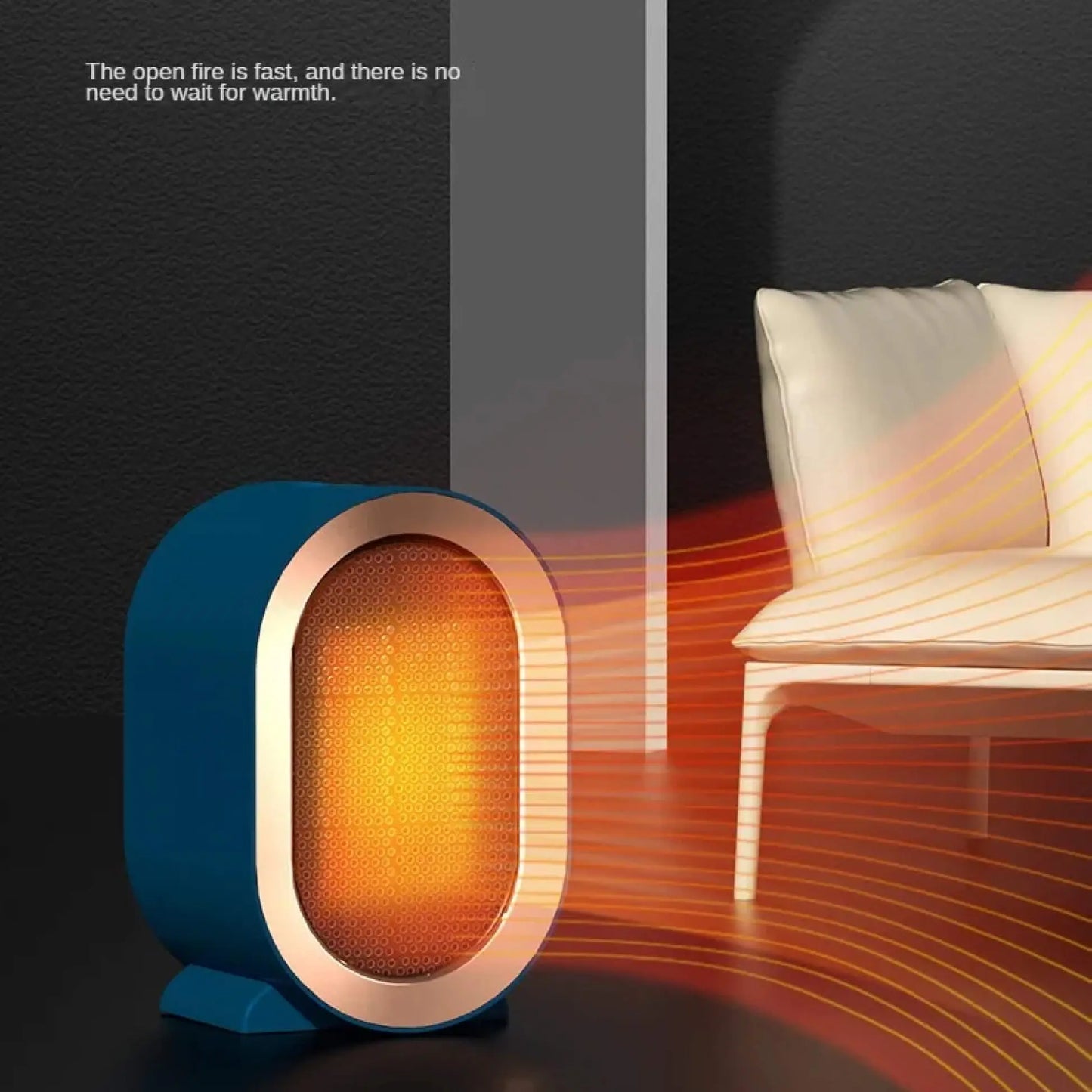 Portable Ceramic Space Heater with Programmable Timer and Safety Shutoff, Quiet 1500W Avento Goods