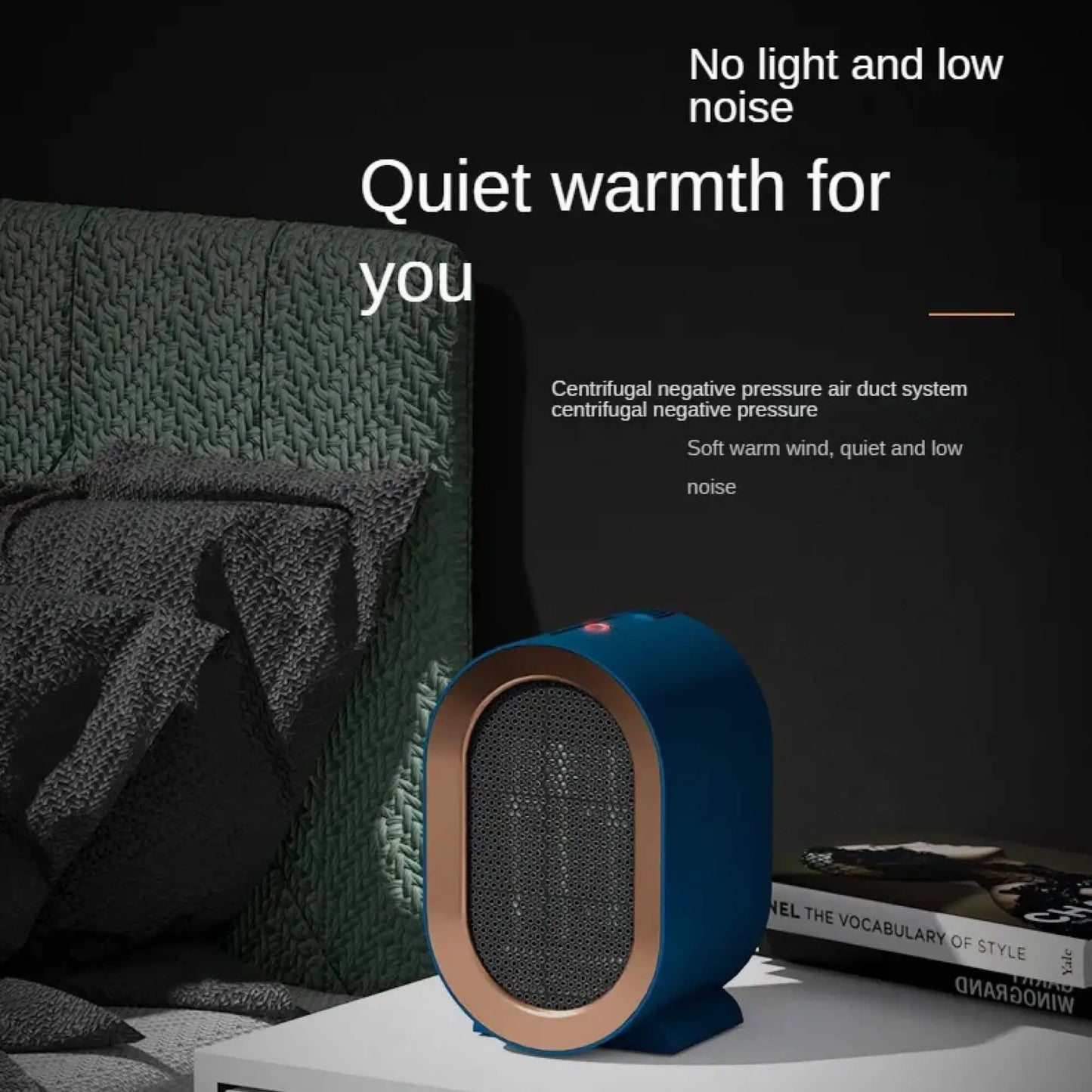 Portable Ceramic Space Heater with Programmable Timer and Safety Shutoff, Quiet 1500W Avento Goods